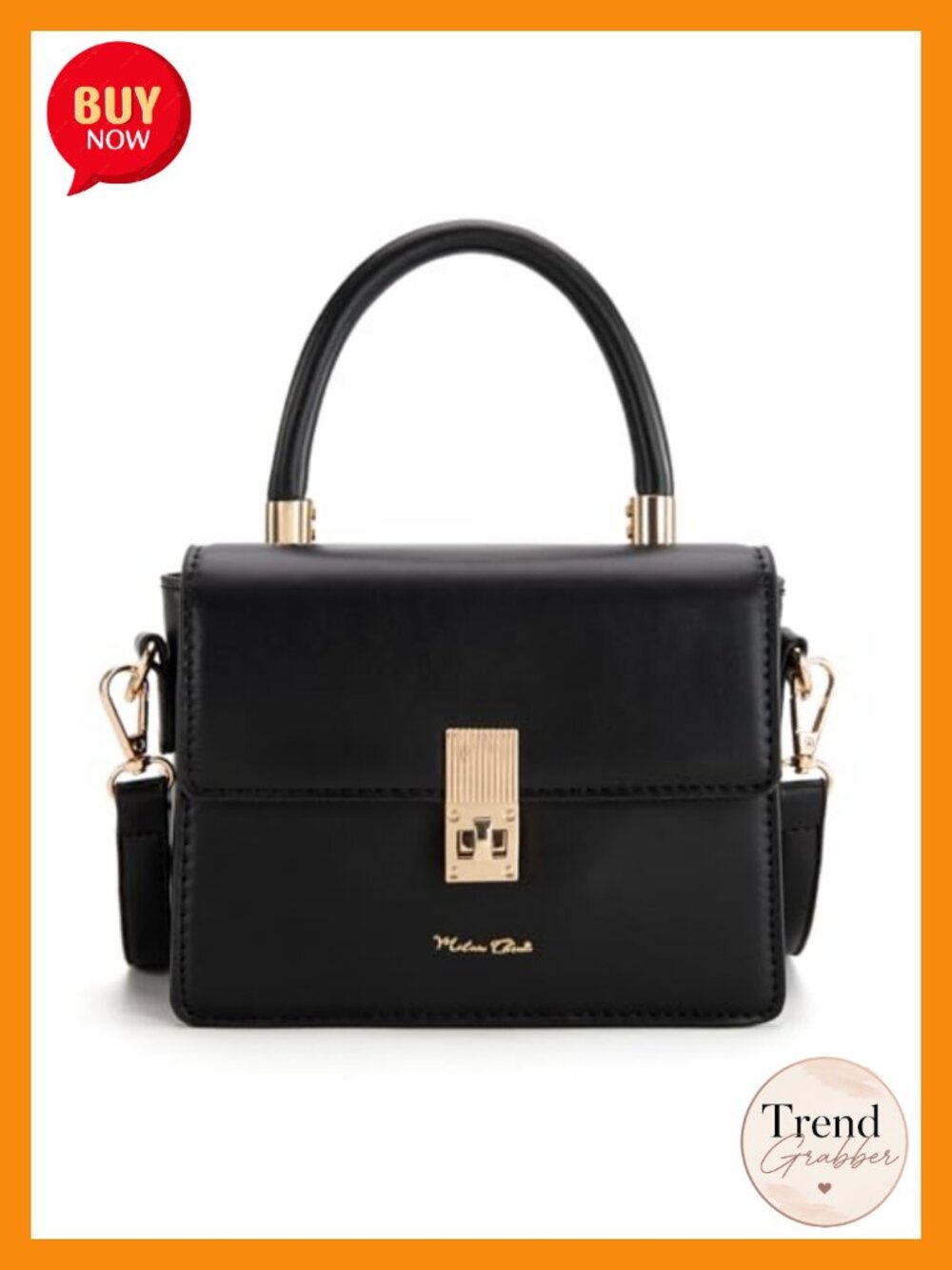 Top Handle Crossbody Bag with Detachable Strap